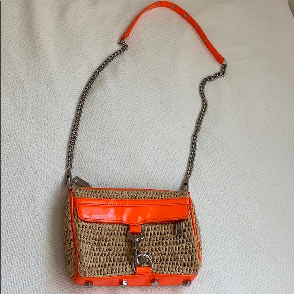 Rebecca Minkoff Handbags - Rebecca Minkoff raffia woven mini Mac